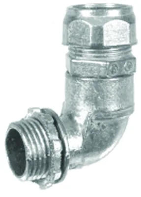 CONECTOR DE COMPRESIÓN EMT 90 GRADOS 1"