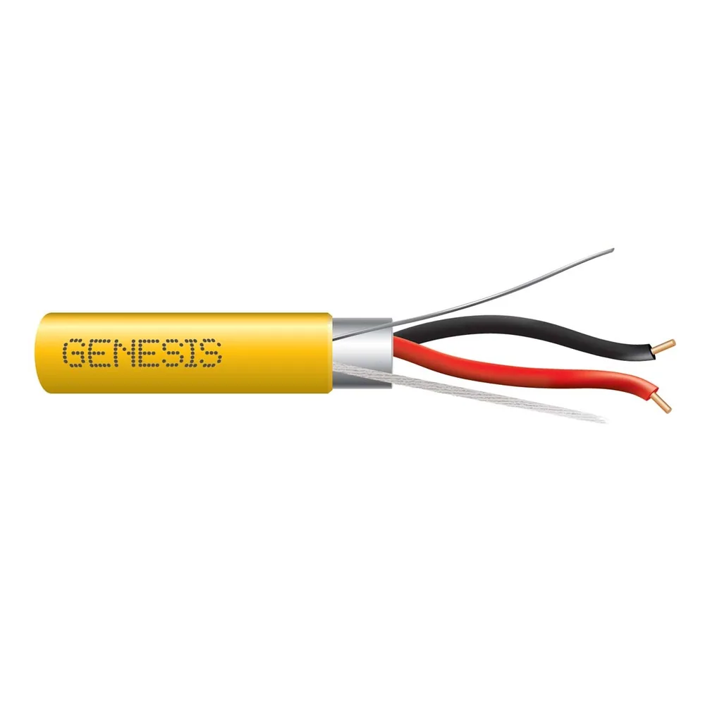 16 SOL CU 2/C OAS CMP/CL3P/FPLP PVC-LS YELLOW GEN 1000 FT