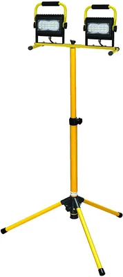 LUZ DE TRABAJO LED PROBUILT SERIE SLIM 30 WATTS - DOBLE CABEZAL CON TRÍPODE DE 2 PASOS