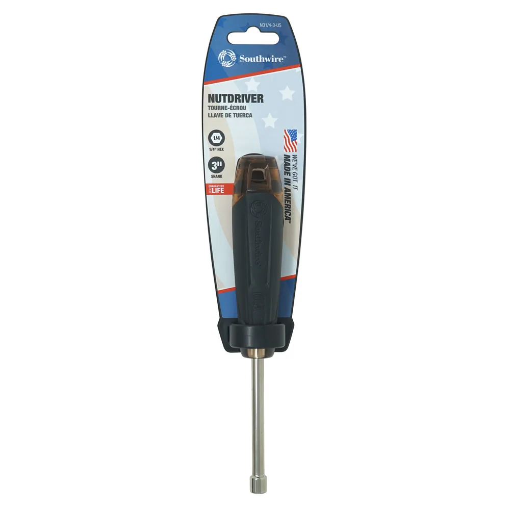 ND1/4-3US, DESTORNILLADOR PARA TUERCAS 1/4" VÁSTAGO 3 IN