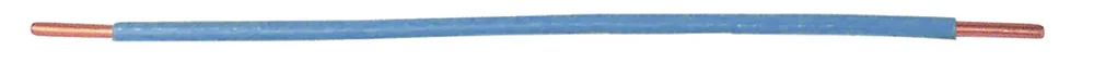 COLETA, CABLE SÓLIDO, PELADO/PELADO, AZUL, #12AWG, 8", PAQUETE 100