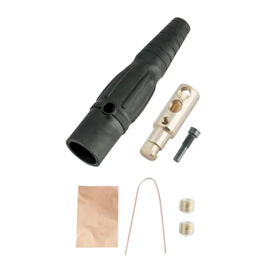 DISPOSITIVO CAM-TECH, CONECTOR MACHO 2/0-4/0 NEGRO