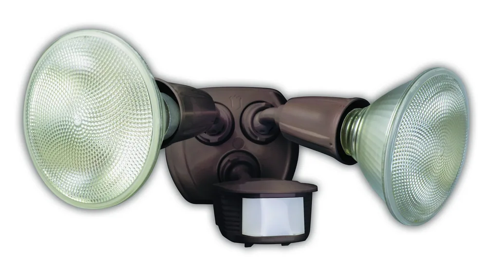 180DEG MOTION ACTIVATED TWIN HEAD SECURITY LIGHT DIECAST MAX 120W PAR
