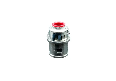 3/8" TRADE SIZE SNAP IN MC CONECTOR AISLADO DIE CAST 1/2" KO SIZECABLE RANGE: 0.485" - 0.612"