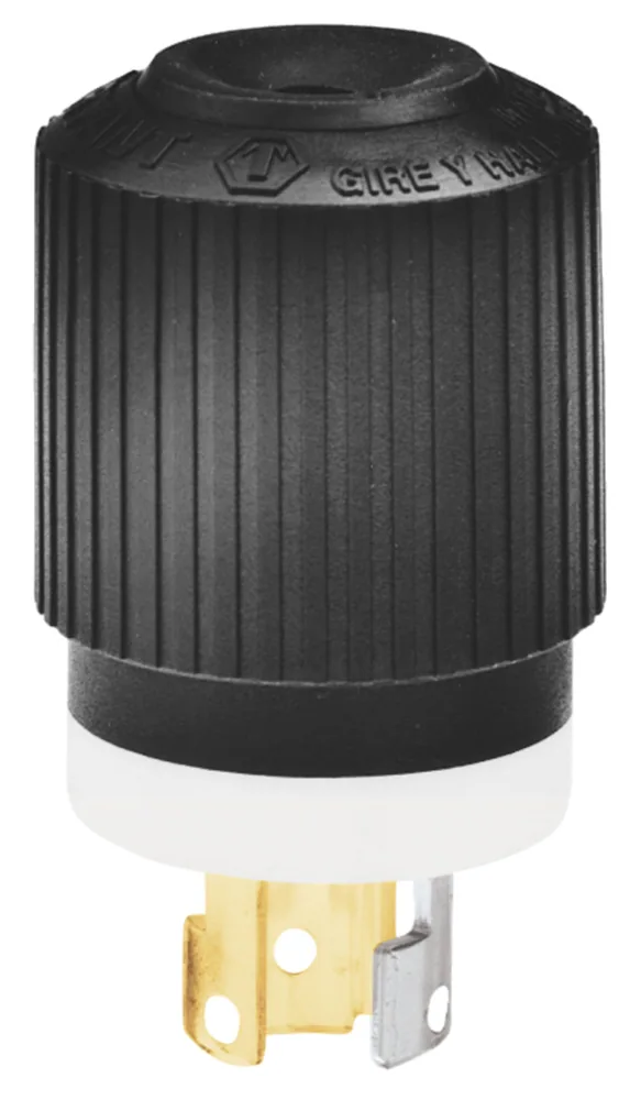 ENCHUFE MACHO TWIST-LOCK L5-15 BRYANT 15A 125V 2P3W