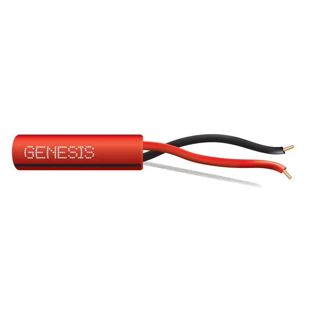 18 SOL CU 2/C S/B CMP/CL3P/FPLP PVC-LS FRANJA ROJO-NEGRO GEN 1000 FT