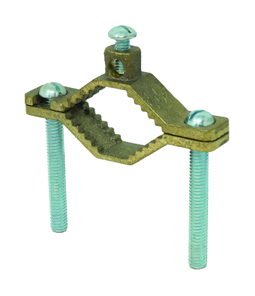 ABRAZADERA DE TIERRA, BRONCE, 1.25"-2", #10-#2AWG, 1 PIEZA