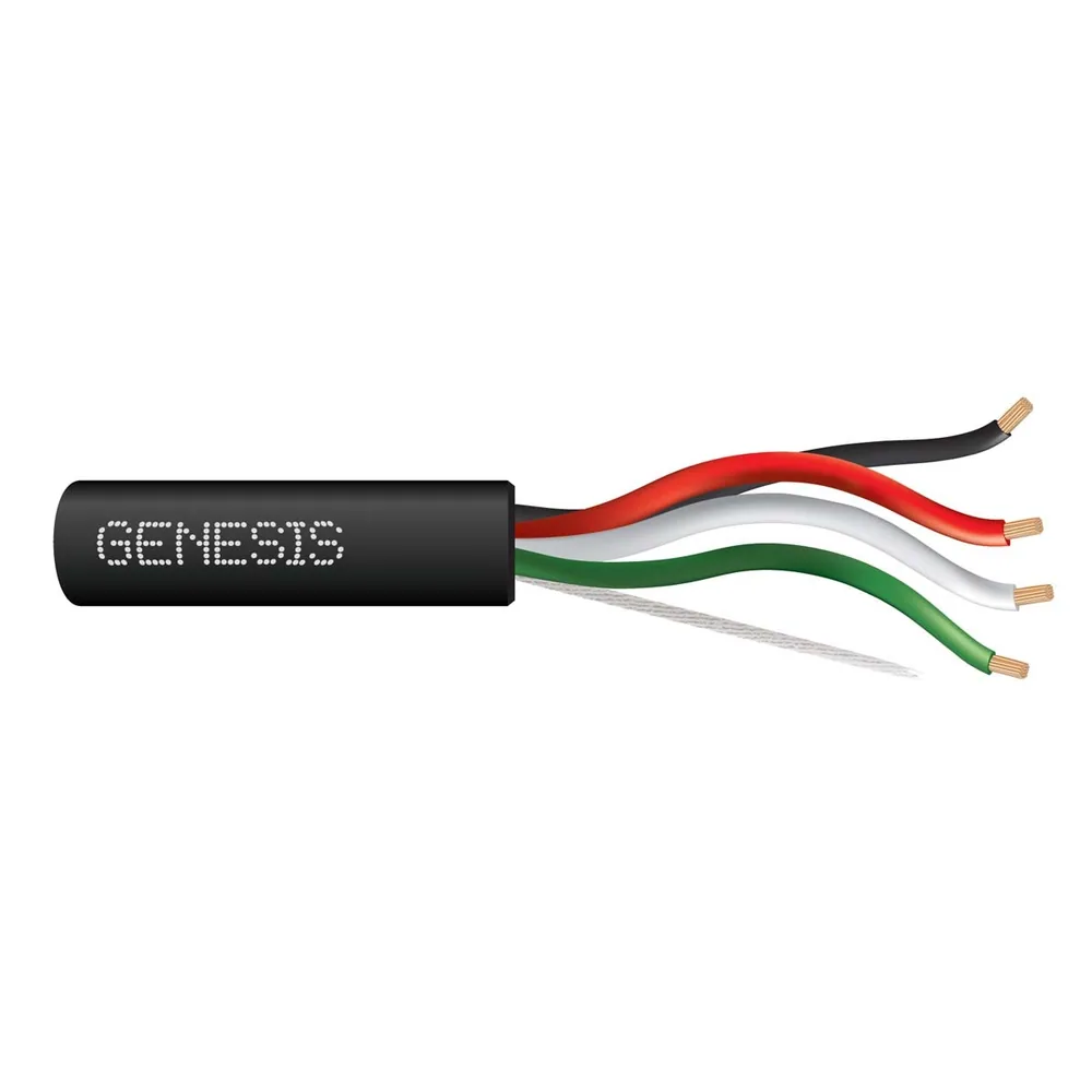 CABLE 16-26 4/C CU HTS CMR NEGRO GEN 500 FT