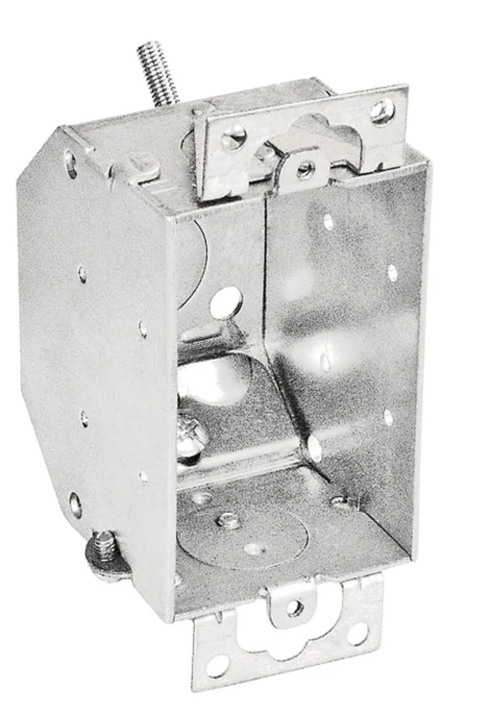 Caja de interruptor 3" X 2" biselada, 2-1/2" de profundidad - Acoplable, CON abrazaderas Romex™