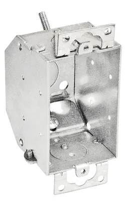 Caja de interruptor 3" X 2" biselada, 2-1/2" de profundidad - Acoplable, CON abrazaderas Romex™