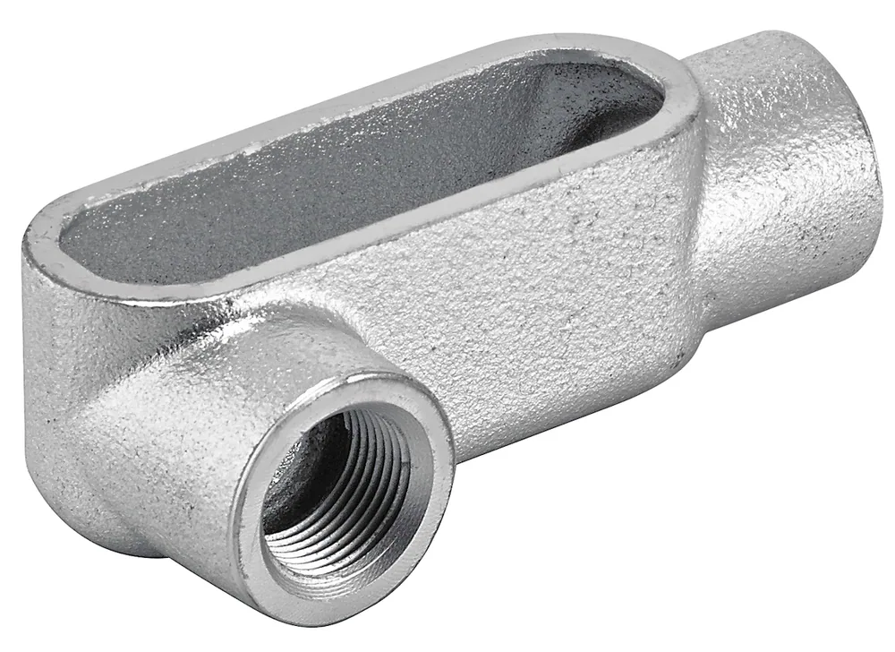 CONDULET 1/2" TIPO LR FM 7 HIERRO GRIS CB