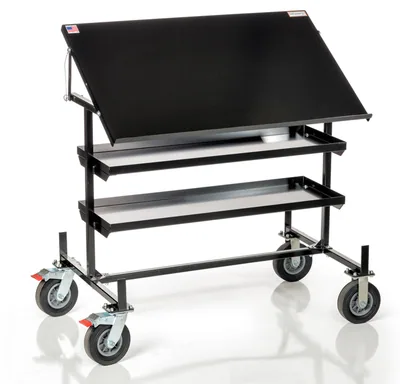 WW-550, WIRE WAGON 550- MESA MÓVIL DE IMPRESIÓN CON ALMACENAMIENTO