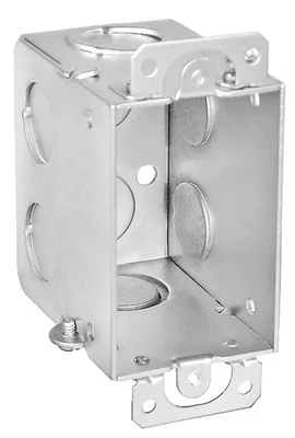 Caja de Interruptor 3" X 2", 2-3/4" Profundidad - Acoplable, Con Perforaciones para Tubo Conduit