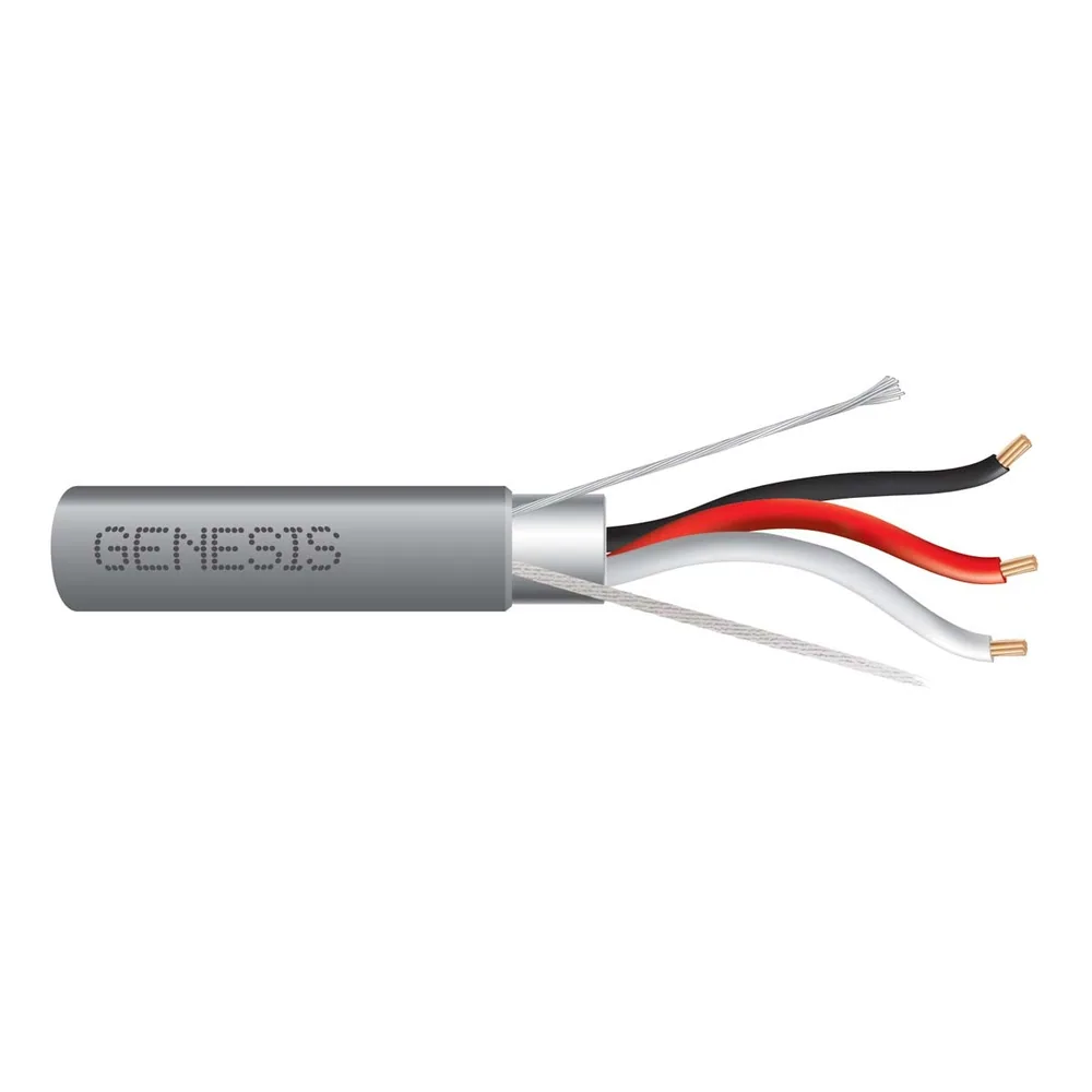 16 AWG-19 HILOS 3 CONDUCTORES CU CL2R/FPLR/CMR OAS GRIS GEN 1000 FT