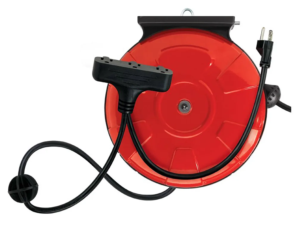 SOUTHWIRE, CORDÓN RETRÁCTIL 14/3 SJTW 30' ROJO/NEGRO CON TRITAP NEGRO