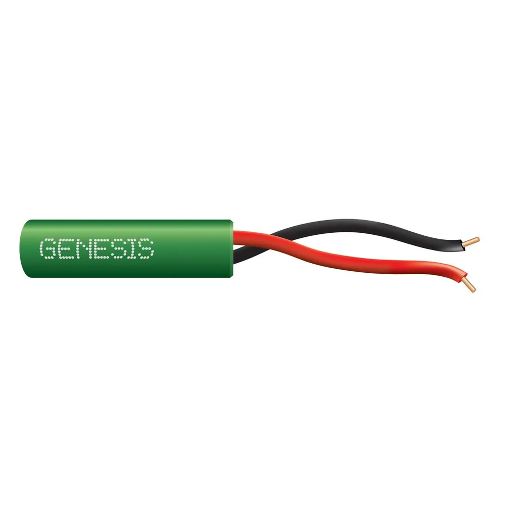 22 SÓLIDO 2 CONDUCTORES CU CL2R/FPLR/CMR VERDE GEN 500 FT