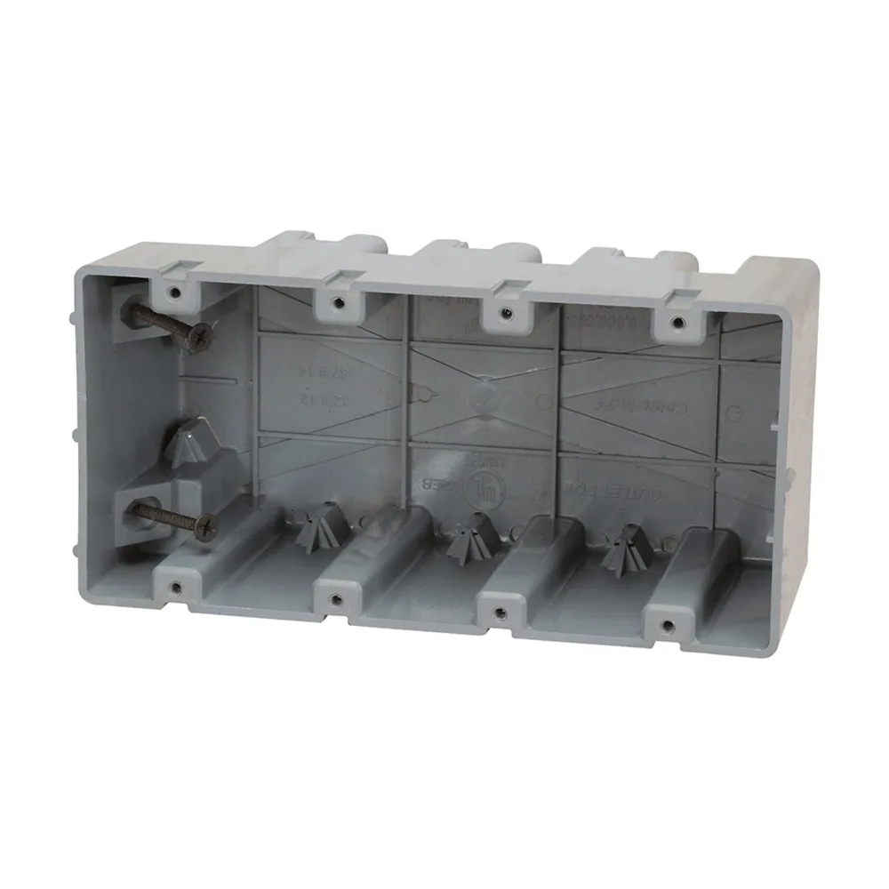 Caja Romex™ de Cuatro Salidas No Metálica - 74 Pulgadas Cúbicas