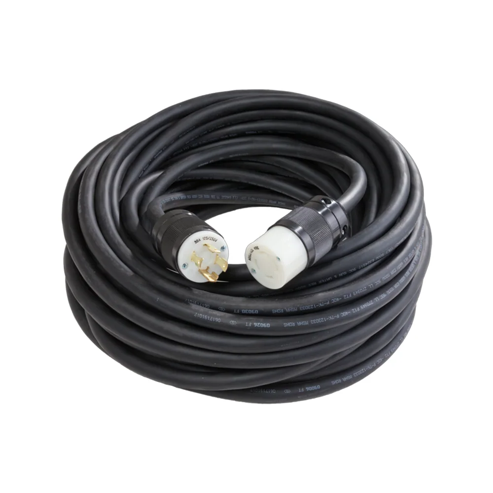 100 Ft 10/4 SOOW L14-20 Twist-Lock Extension 125/250V 20A 3P4W