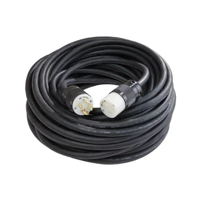 100 ft 10/4 SOOW Enchufe L14-20 Cierre de Giro Extensión 125/250V 20A 3P4W