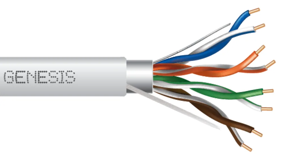 Cable blindado Categoría 5e, plenum