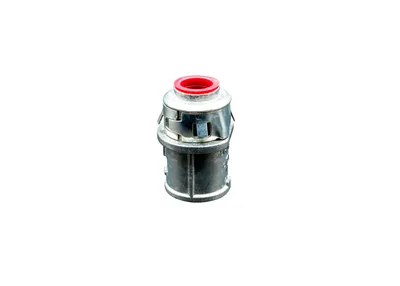 3/8" TRADE SIZE SNAP IN MC CONECTOR AISLADO DIE CAST 1/2" KO SIZECABLE RANGE: 0.405" - 0.612"