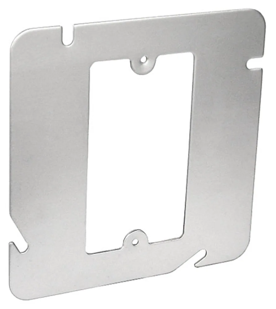 4-11/16" Square One Gang Device Ring - Flat
