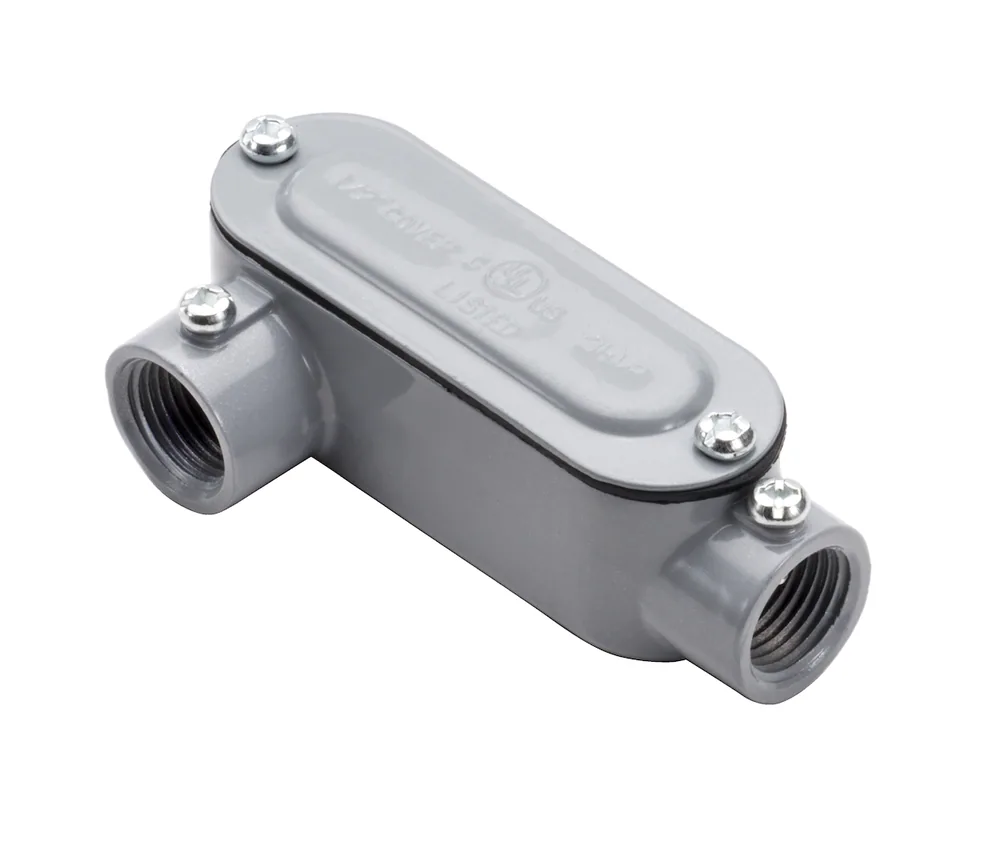 CONDULET EMT Y RÍGIDO TIPO LR CON TAPA Y EMPAQUE 1"