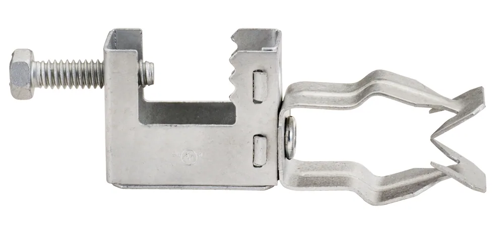 ABRAZADERA TUBO CONDUIT A VIGA 3/4" - PAQUETE 100