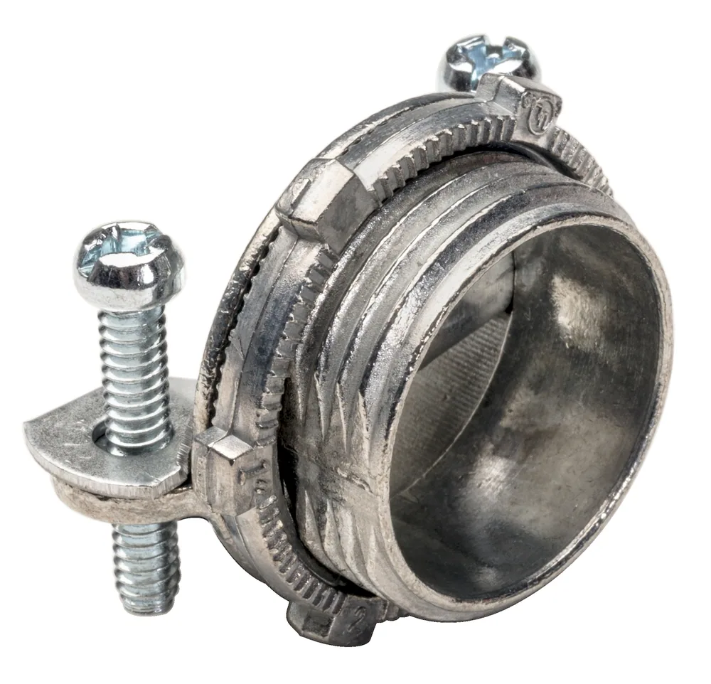 CONECTOR REDONDO 2 TORNILLOS 1"