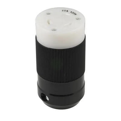 20A 125V 2P3W TWIST-LOCK L5-20 FEMALE CONNECTOR MARINCO
