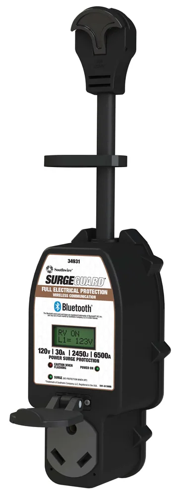 Protector Portátil contra Picos 30A*, Protección Completa con Bluetooth