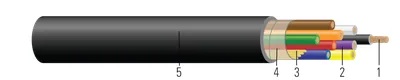 Cobre 600V con aislamiento de PVC y cubierta de PVC para minisplit, tipo TC-ER-JP