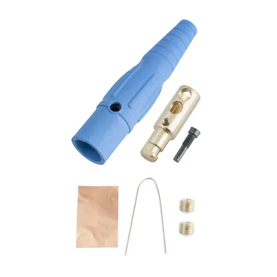 DISPOSITIVO CAM-TECH, CONECTOR MACHO 2/0-4/0 AZUL