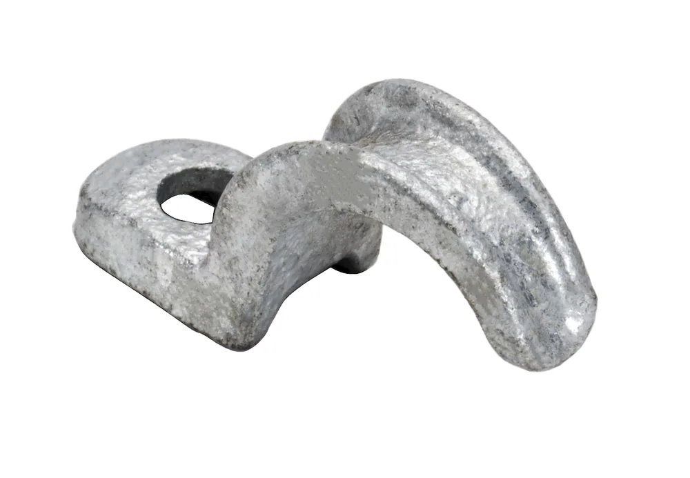 3/4" 1-HOLE RGD STRAP MAL HDG