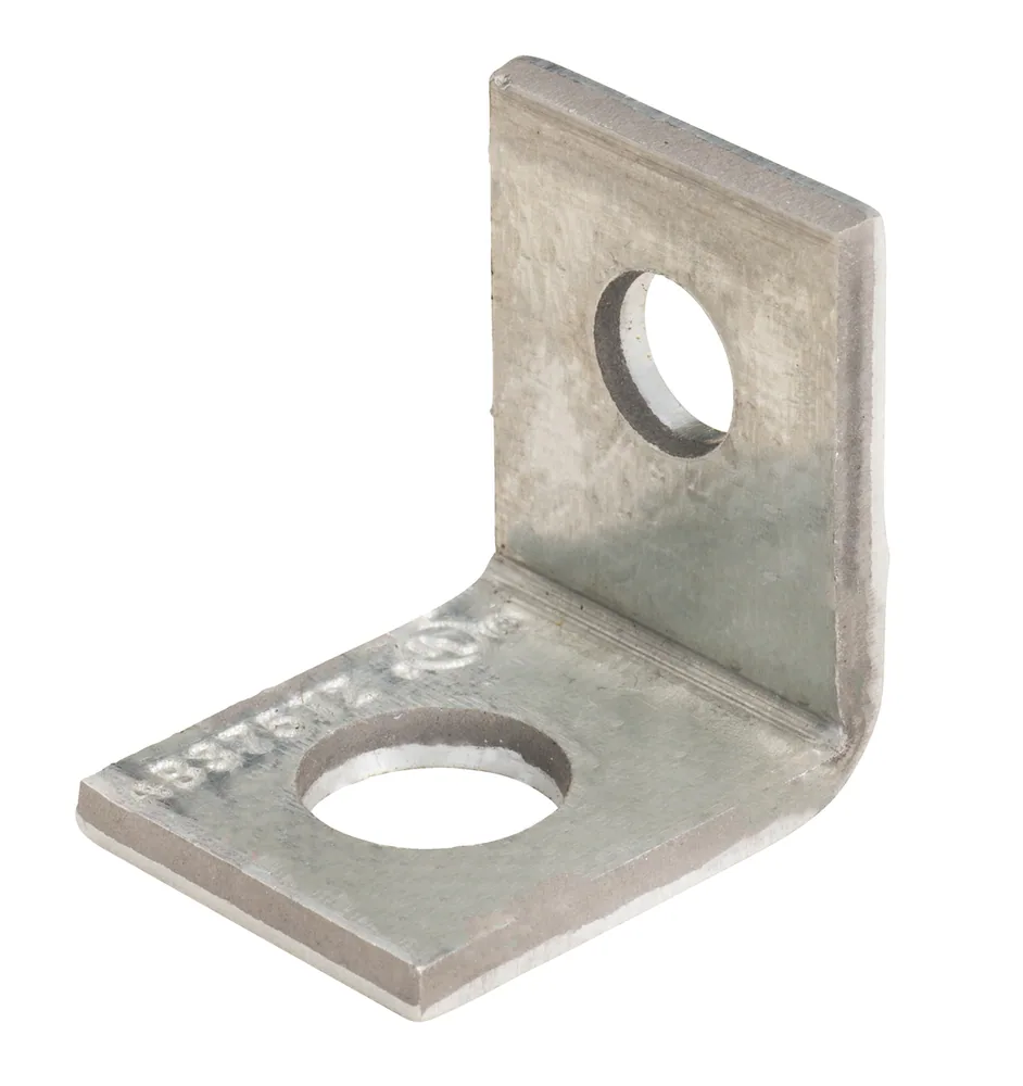ÁNGULO DE SOPORTE CON AGUJERO 3/8" 100 PAQUETE