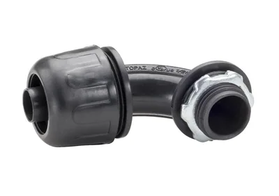 3/4"LT 90 PLASTBLK