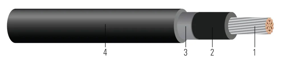 Tinned CU Unshielded Signal Cable 1000V