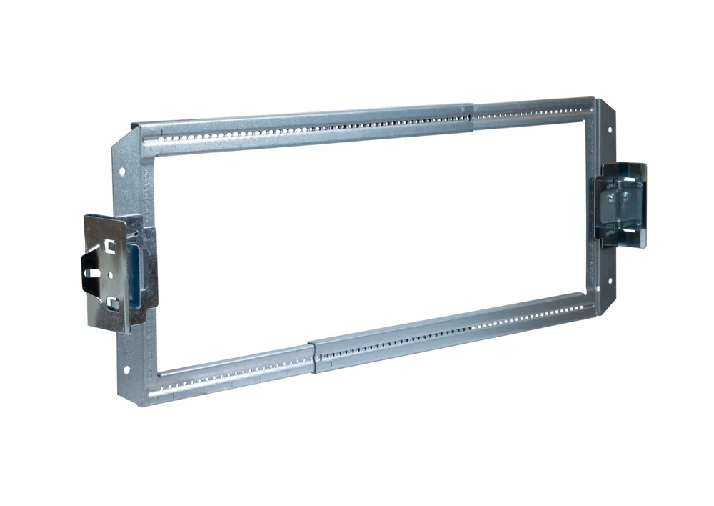 Soporte Ajustable de Posicionamiento de Caja con Clip para Rejilla T, Espaciado 16"-24"