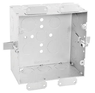 5 IN SQ OLD WORK BX 2-7/8 IN 1/2 & AMP