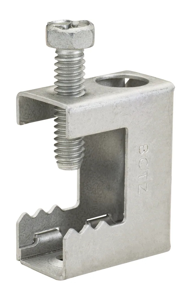 ABRAZADERA PARA VIGA ROSCADA BRIDA 1/2", VARILLA 1/4"- 100PK