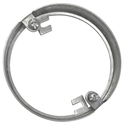 3-1/2" Round Pan Box Extension Ring, 1/2" Deep - Drawn, Fixture Earss2-3/4" O.C.