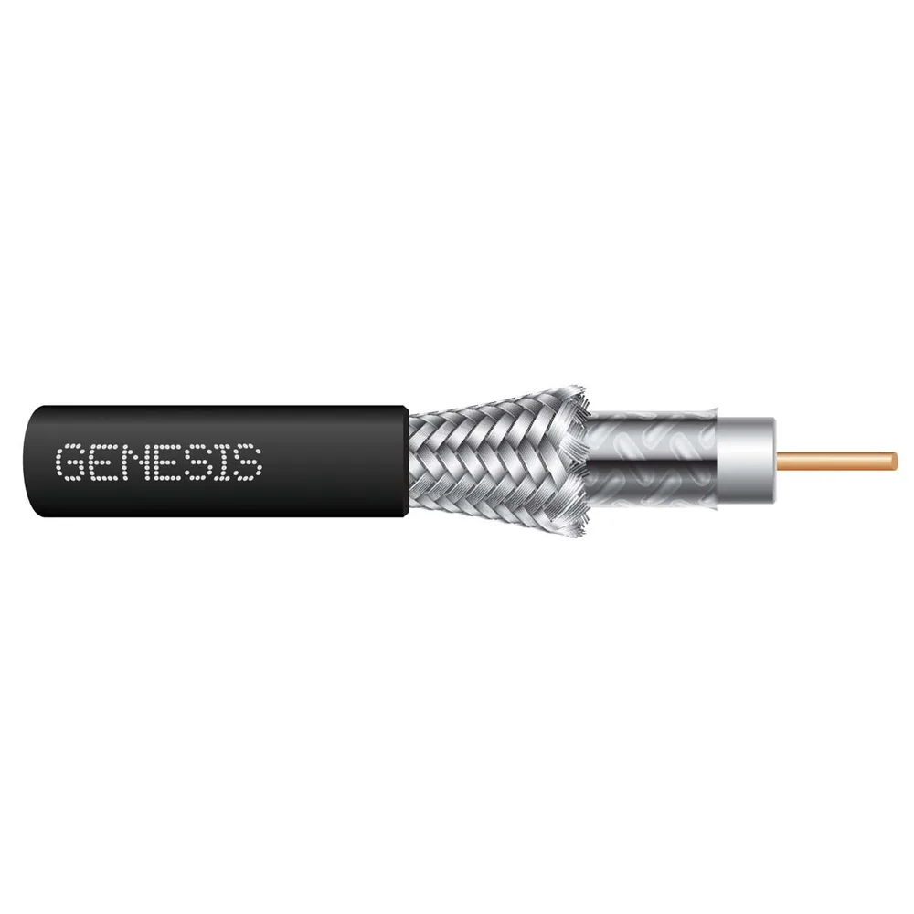RG6/U 60%AL CATV CMR 1000PB NEGRO GEN