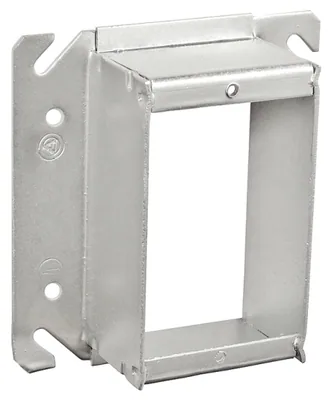 4" Square One Gang Device Tile Ring - 2" Raised