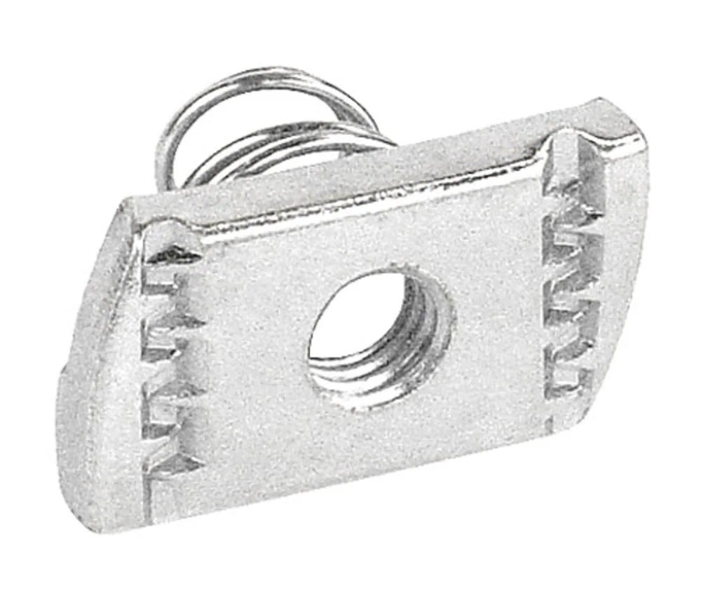 SHORT SPRING NUT FOR 1/4-20 ROD, 50 PACK
