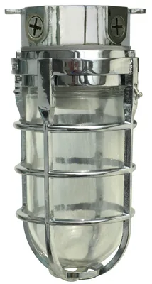 LÁMPARA DE TECHO INDUSTRIAL CROMADA
