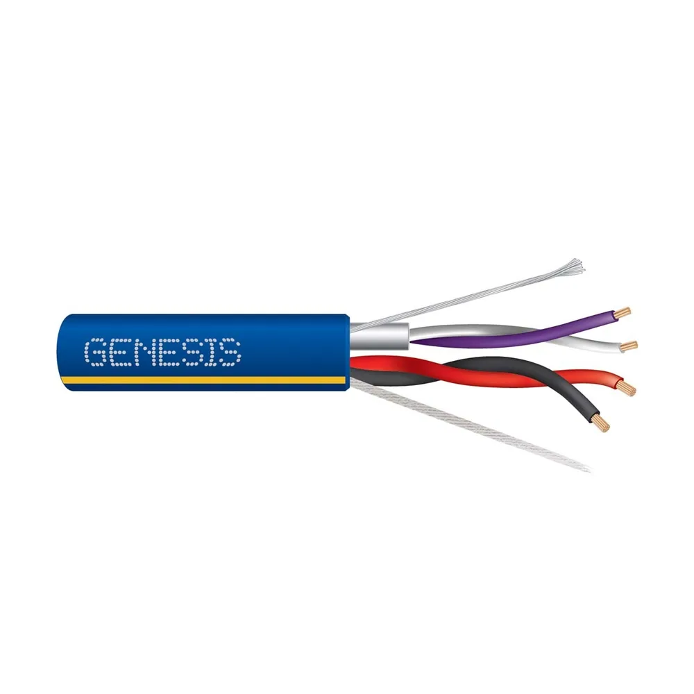 22/1PR OAS+18/1PR STR CU CM/CL2 BLUE-YELLOW STRIPE GEN 1000 FT