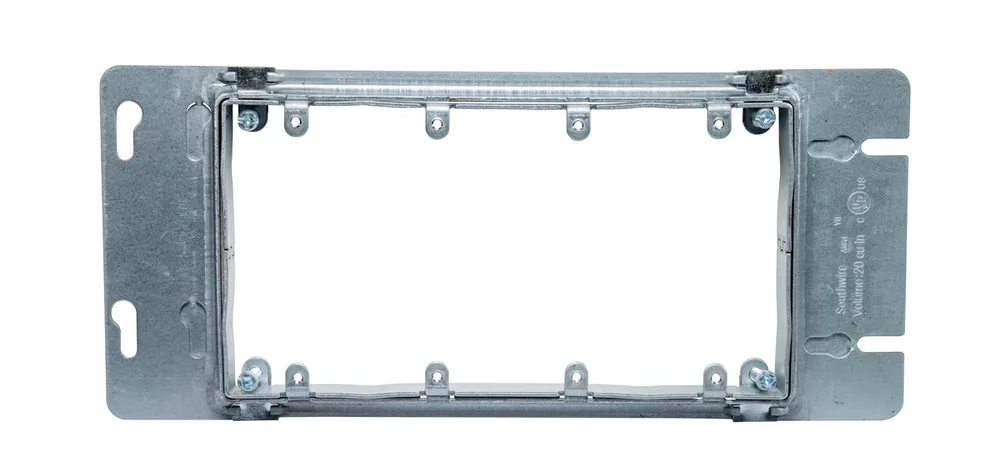 DEVICE RING 4 GANG ADJ 3/4" TO 1-1/2"
