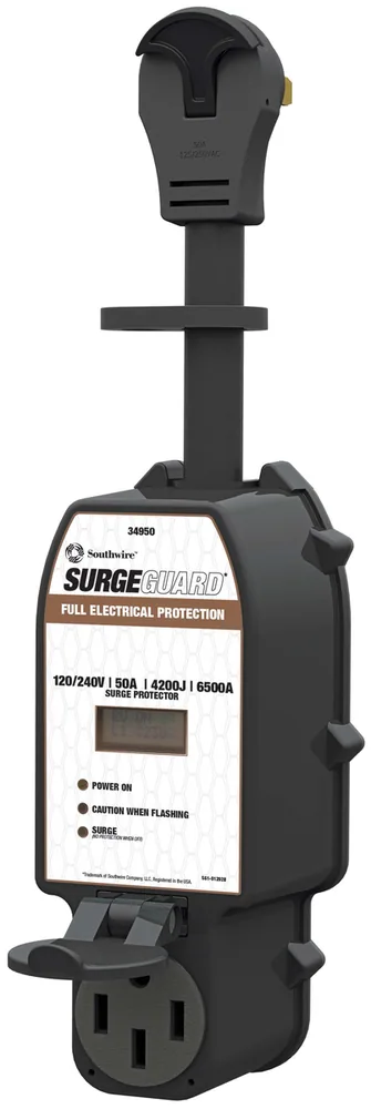 PROTECTOR PORTÁTIL CONTRA SOBRETENSIONES 50A*, PROTECCIÓN COMPLETA