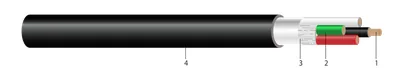 600V SEOPRENE® SEOOW Cable de Potencia No-UL/CSA con Cubierta Negra 105°C. Libre de Silicona. Aprobado por MSHA