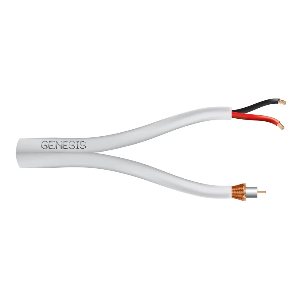 20/1 RG59 18/2 COAX TIPO ZIP 500PB BLANCO GEN